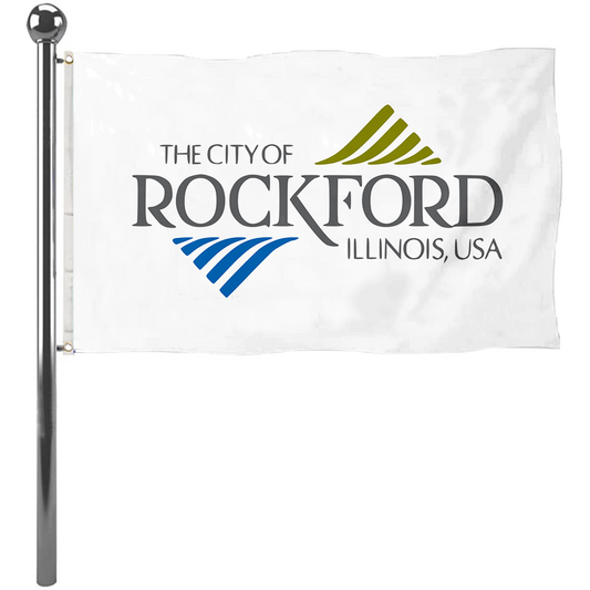 Fyon Rockford, Illinois flag  Banner