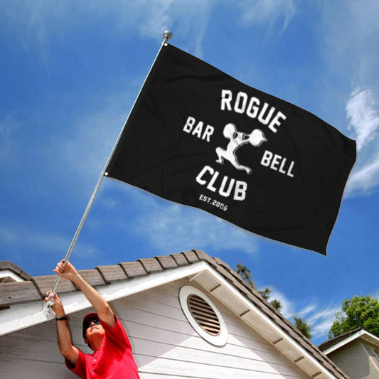 Fyon Rogue Barbell Club Fitness Flag Indoor and outdoor banner