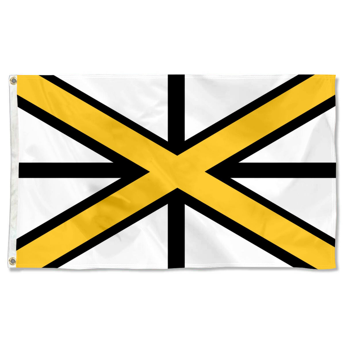 Fyon Russian Naval Infantry Black-Yellow-White Flag banner