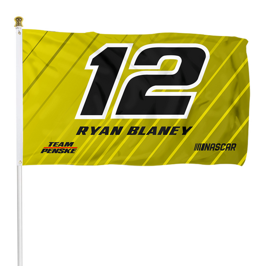 Fyon Ryan Blaney #12 Flag Banner