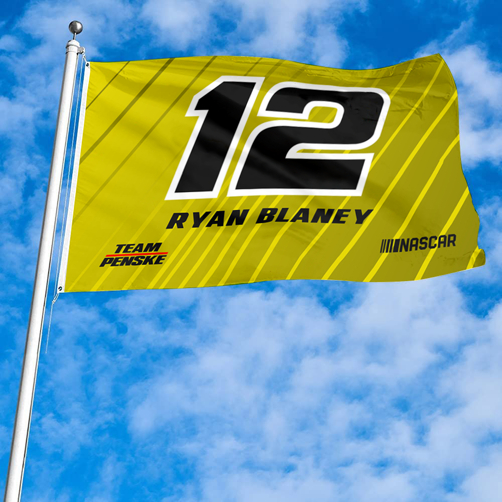 Fyon Ryan Blaney #12 Flag Banner