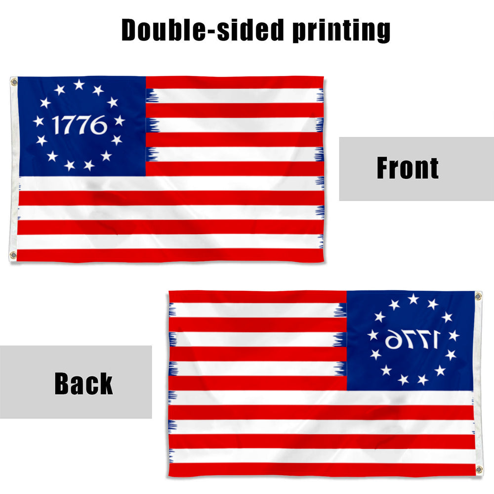 Fyon SONS OF LIBERTY 1776 BETSY ROSS VINTAGE Flag Banner