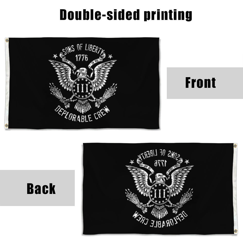 Fyon SONS OF LIBERTY 1776 BETSY ROSS VINTAGE Flag Banner