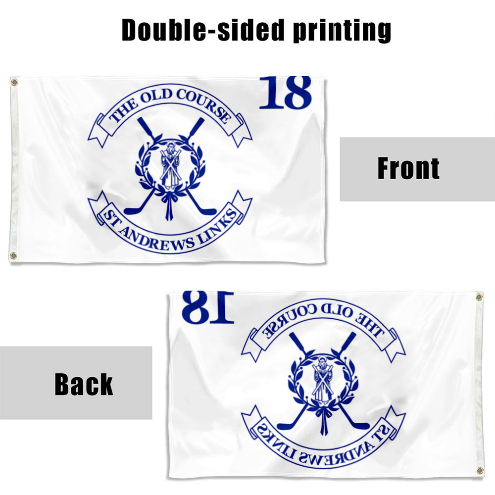 Fyon ST. ANDREWS LINKS (The Old Course) Golf Flag Indoor and outdoor banner