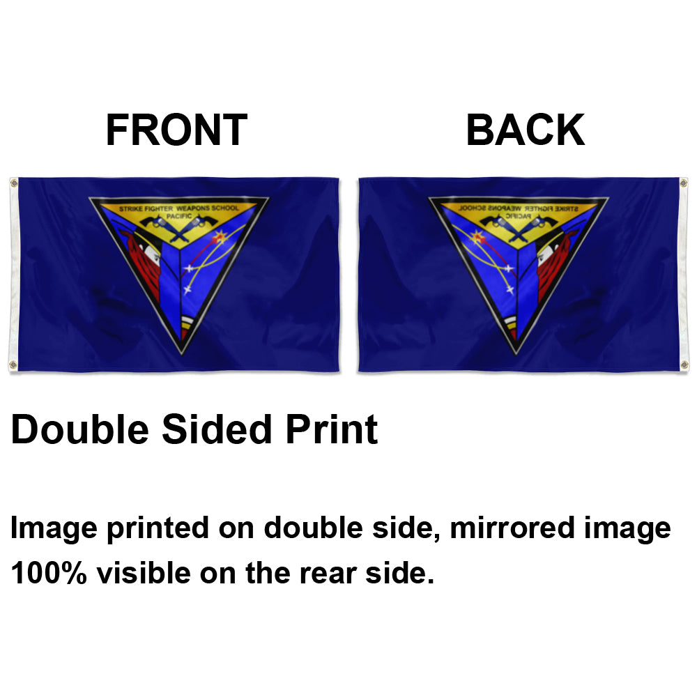 Fyon Strike Fighter Weapons School Pacific Flag Indoor and outdoor banner