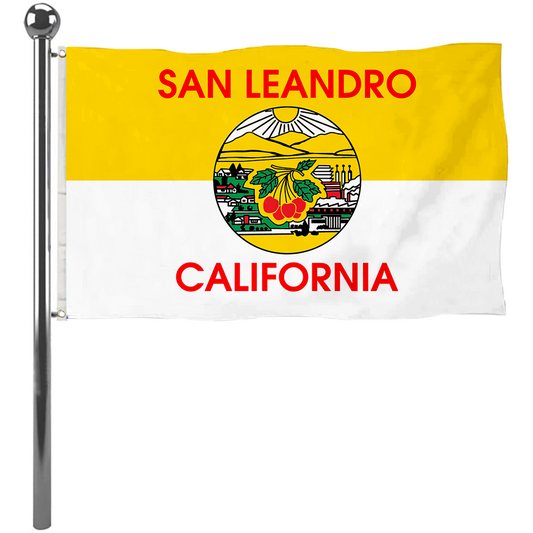 Fyon San Leandro, California Flag Banner