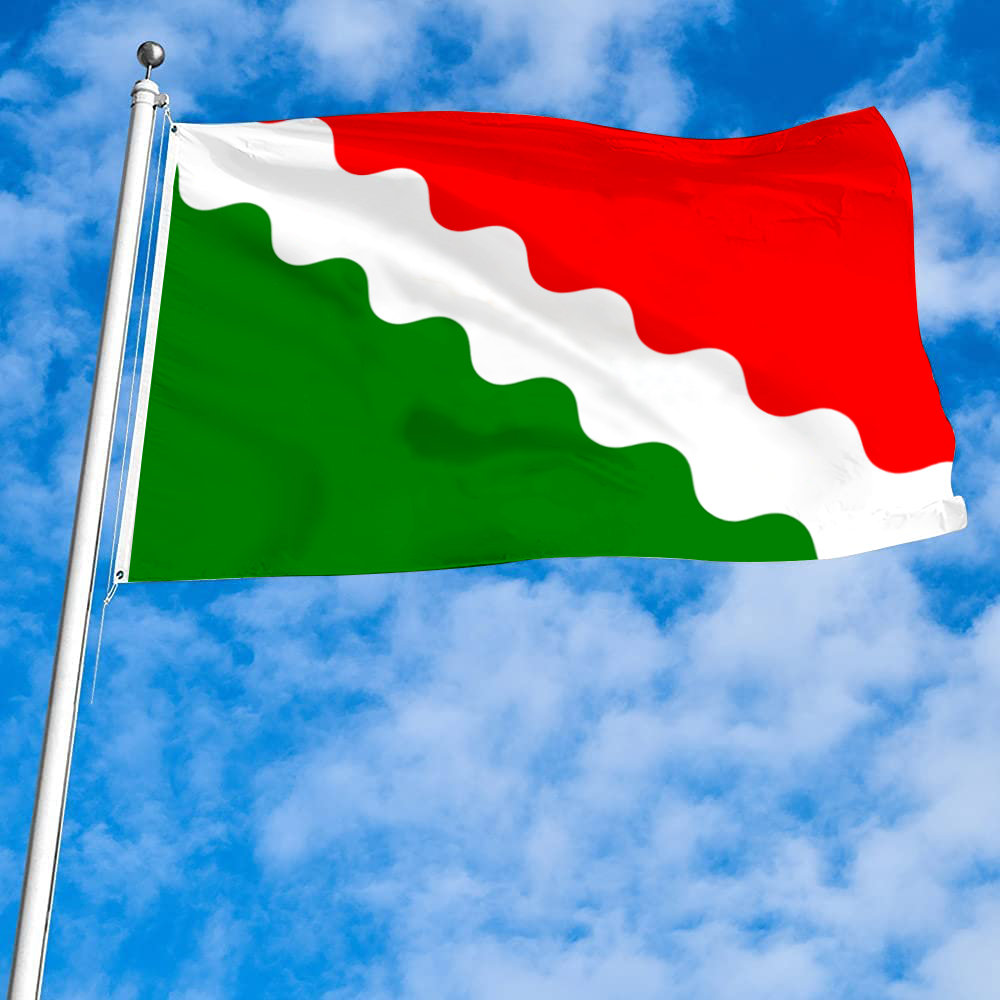 Fyon San Sebastián, Puerto Rico flag banner