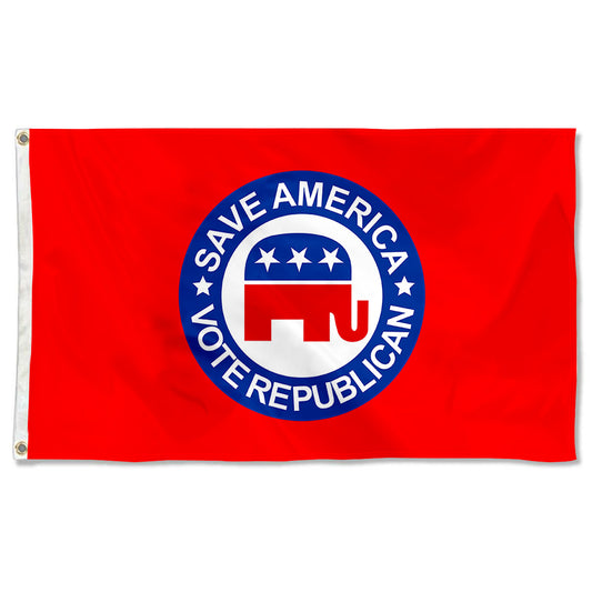 Fyon Save America Vote Rep Red Desantis USA Flag Banner