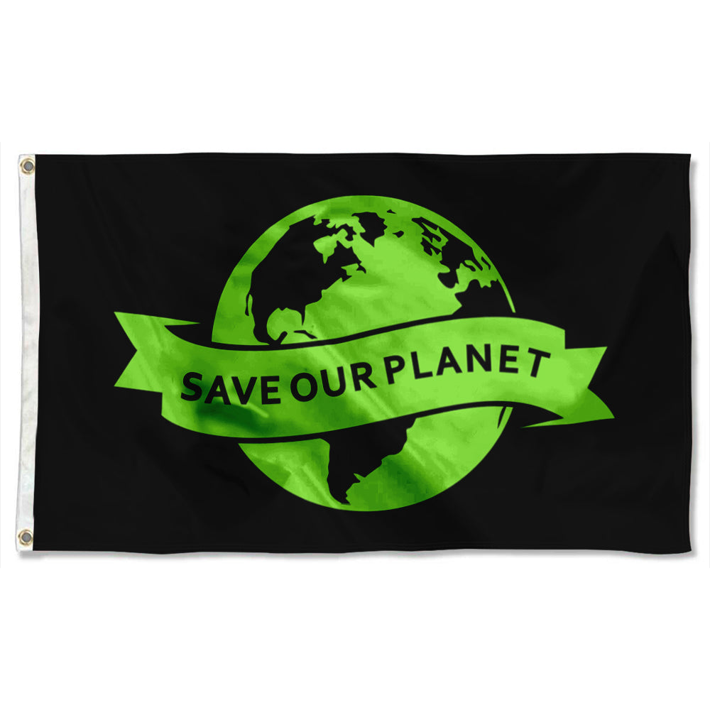 Fyon Save our planet Flag Banner