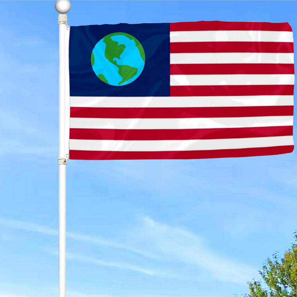 Fyon Save the earth Flag Indoor and Outdoor Banner