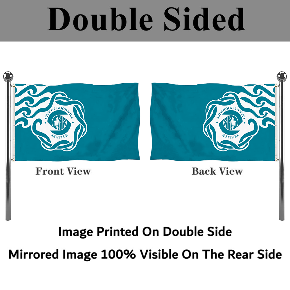 Fyon Seattle, Washington flag banner