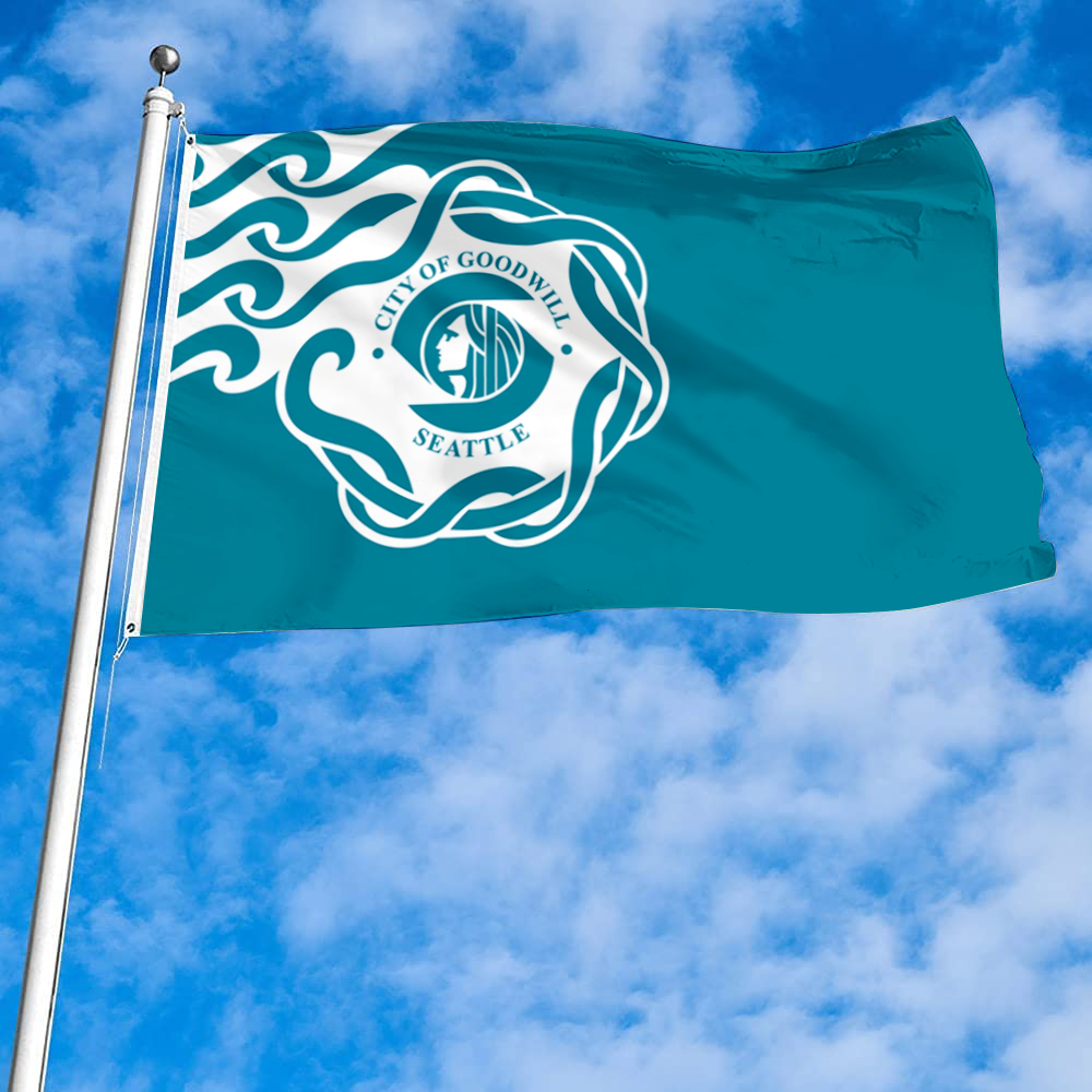 Fyon Seattle, Washington flag banner