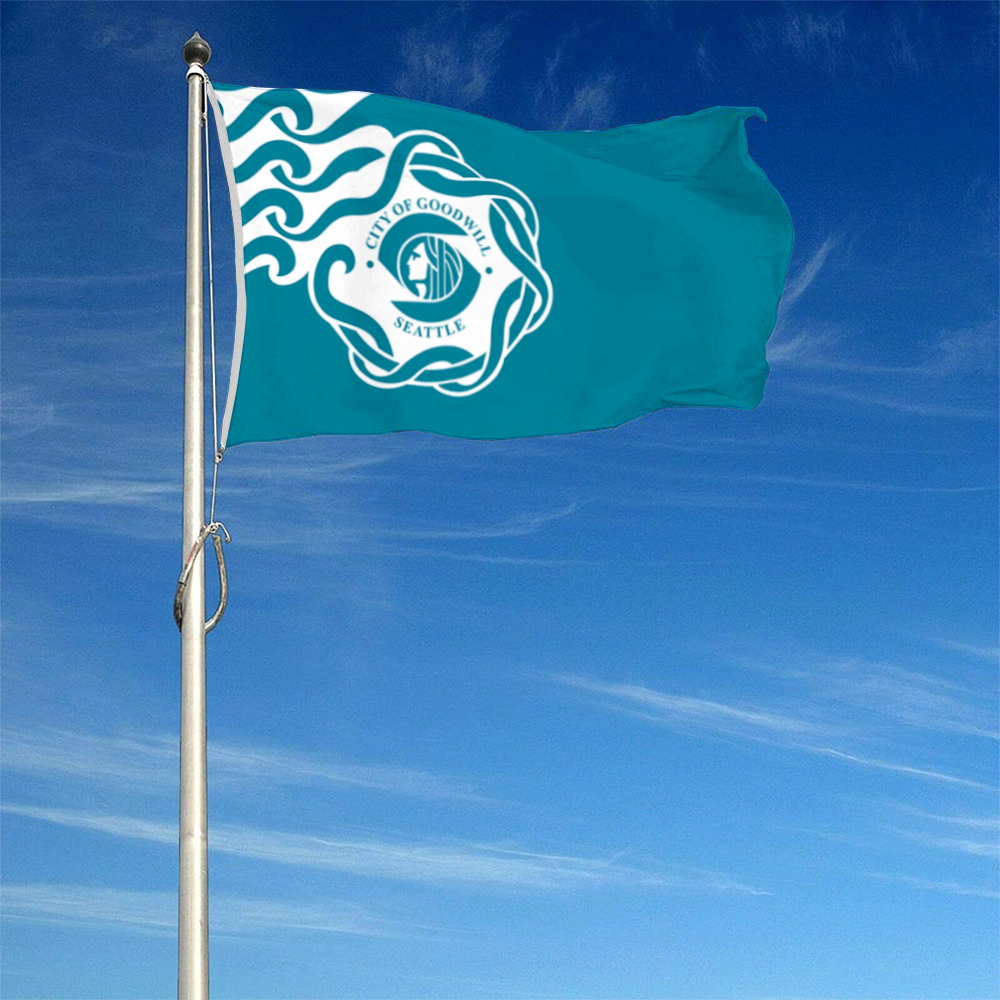 Fyon Seattle, Washington flag banner
