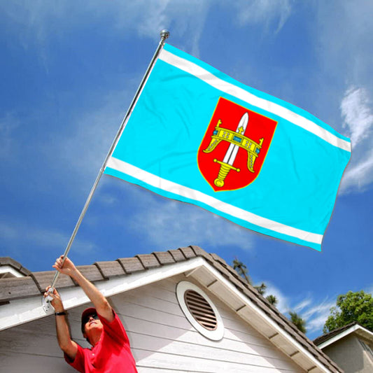 Fyon Šibenik-Knin, Croatia Flag Indoor and outdoor banner