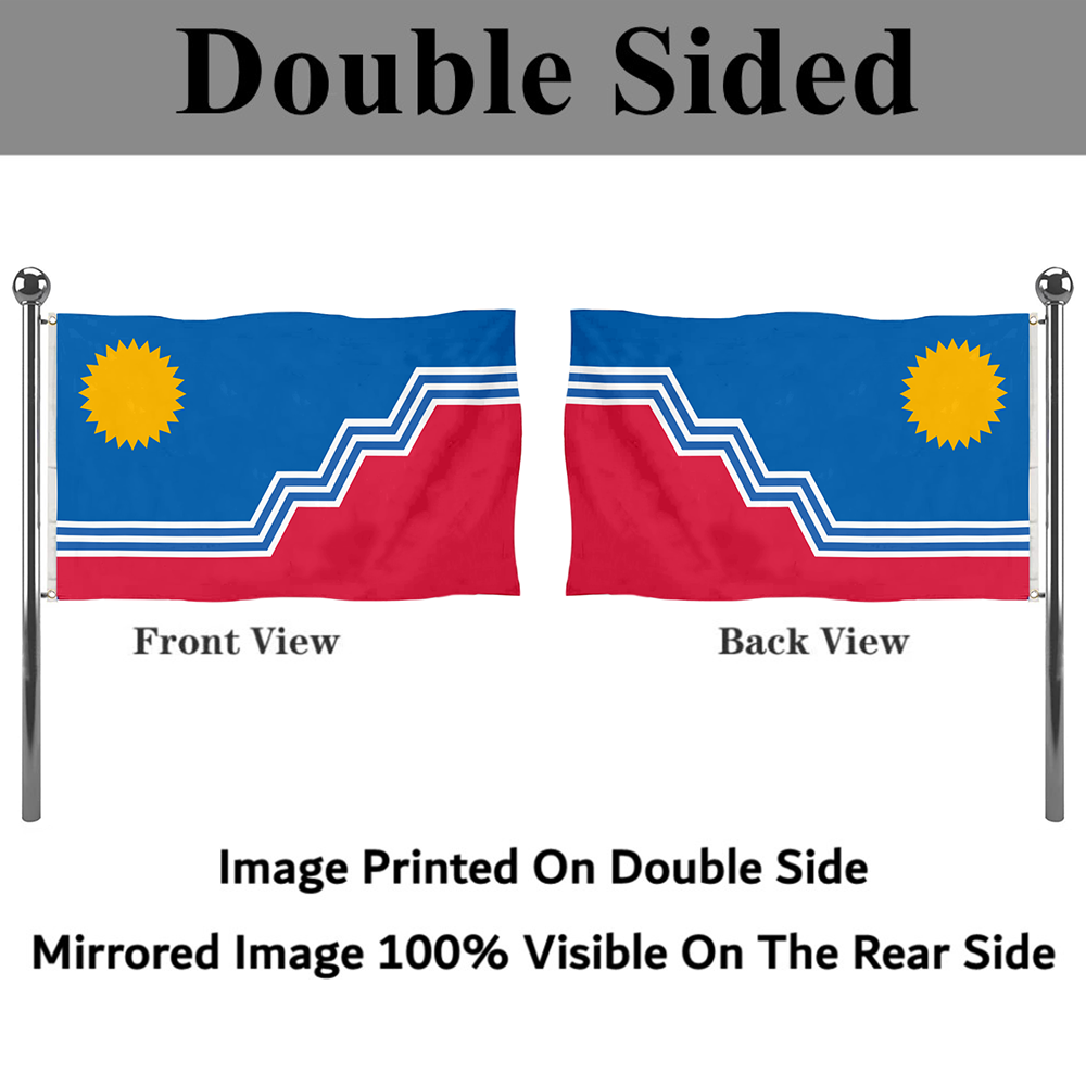 Fyon Sioux Falls, South Dakota flag Banner