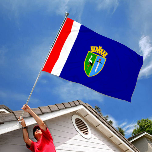 Fyon Sisak Moslavina, Croatia Flag Indoor and outdoor banner