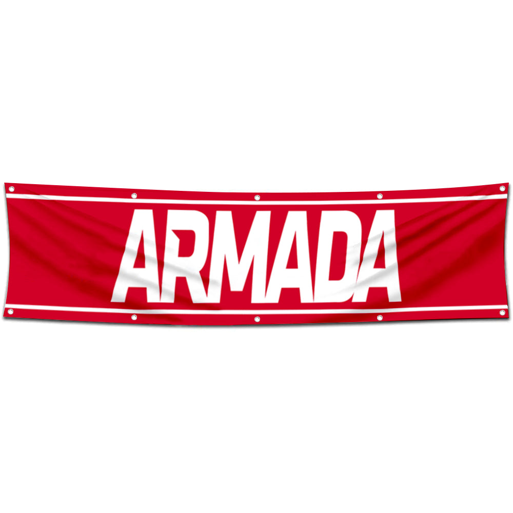 Fyon Skiing Garage Shop Decor Banner Flag Works for Armada Skis Flag 2x8 Feet