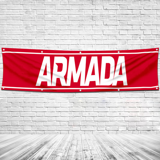 Fyon Skiing Garage Shop Decor Banner Flag Works for Armada Skis Flag 2x8 Feet