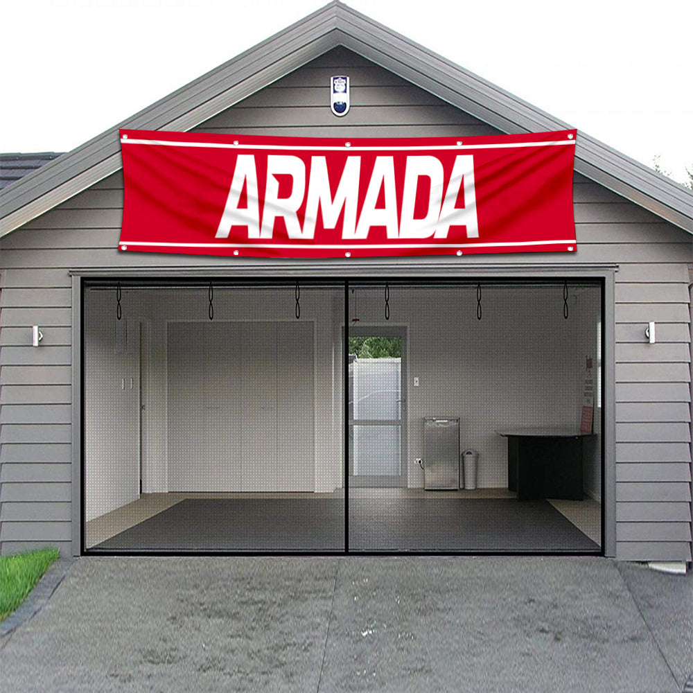 Fyon Skiing Garage Shop Decor Banner Flag Works for Armada Skis Flag 2x8 Feet