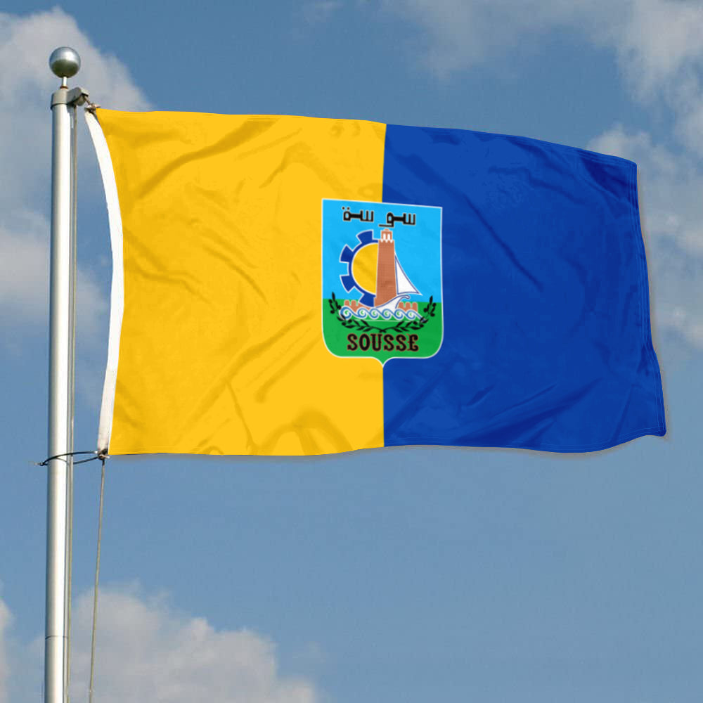 Fyon Sousse Governorate, Tunisia Flag Indoor and outdoor banner