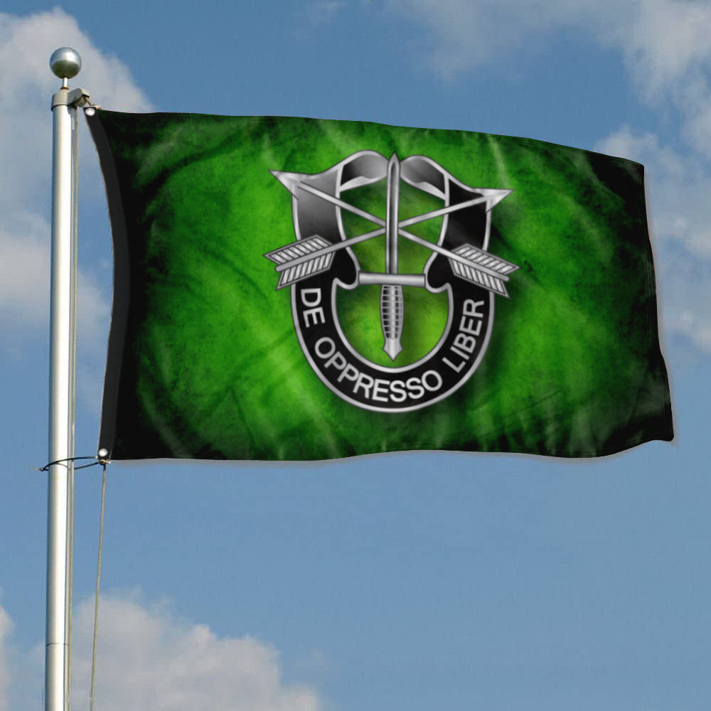 Fyon Special Forces Flag Green Indoor and outdoor banner