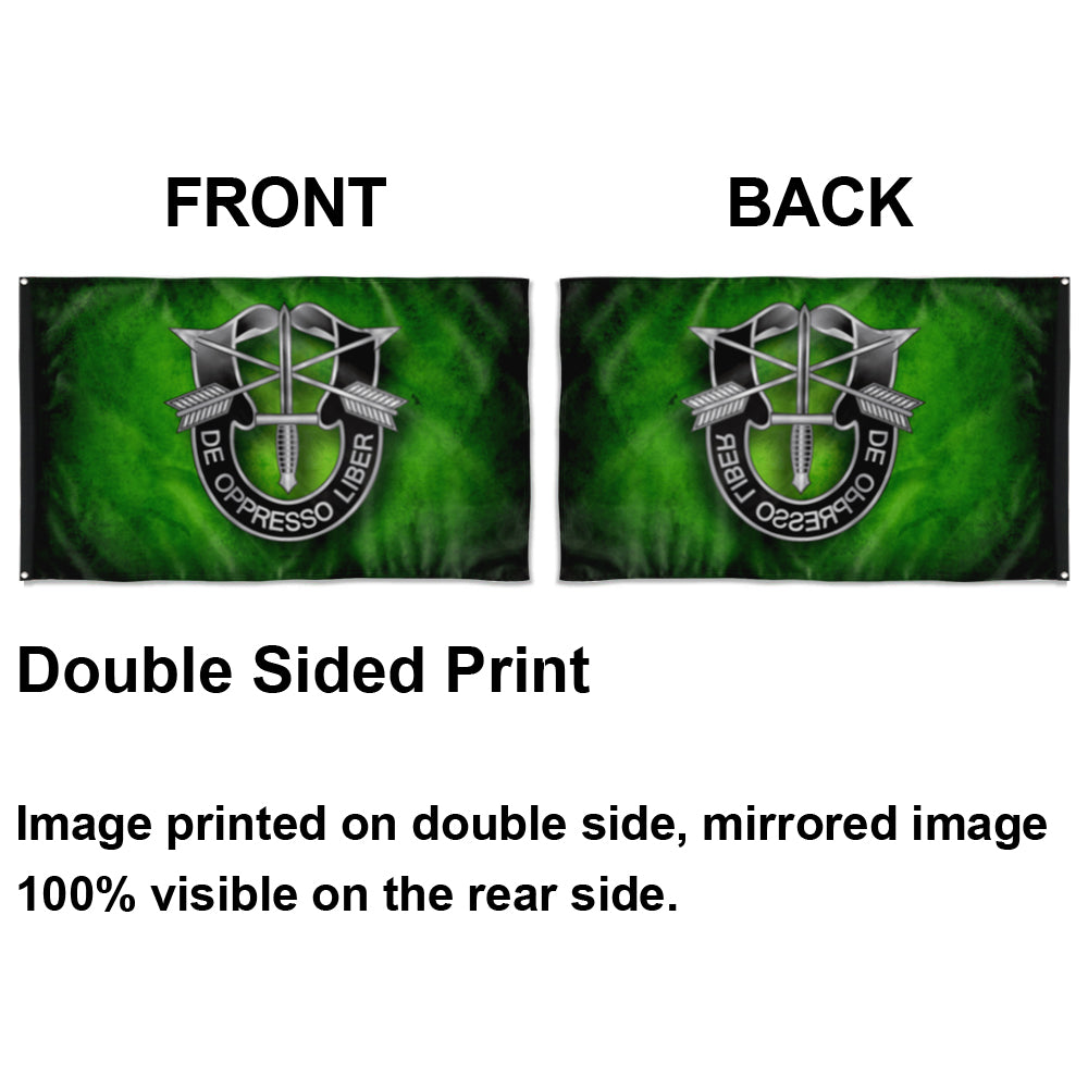 Fyon Special Forces Flag Green Indoor and outdoor banner