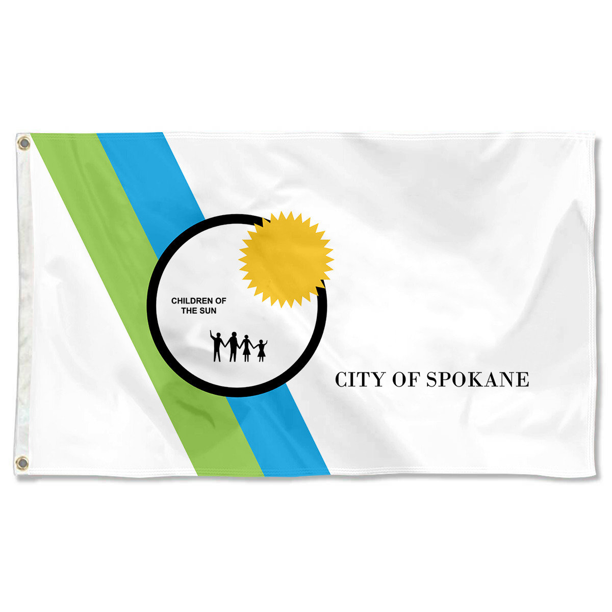 Fyon Spokane, Washington flag Banner