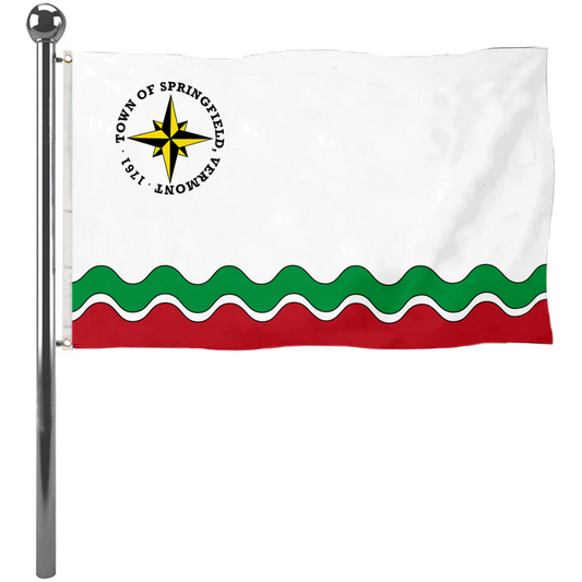 Fyon Springfield, Vermont flag  Banner