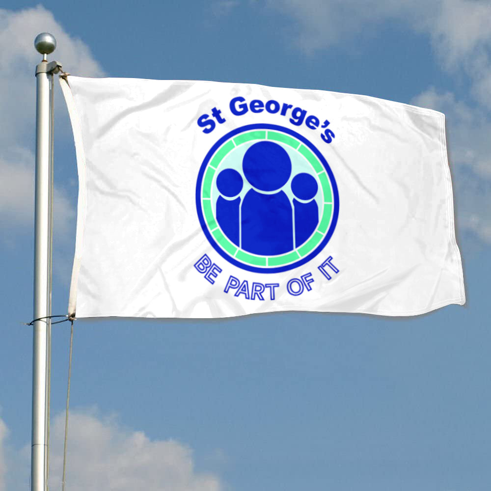 Fyon St Georges, Antigua & Barbuda Flag Indoor and outdoor banner