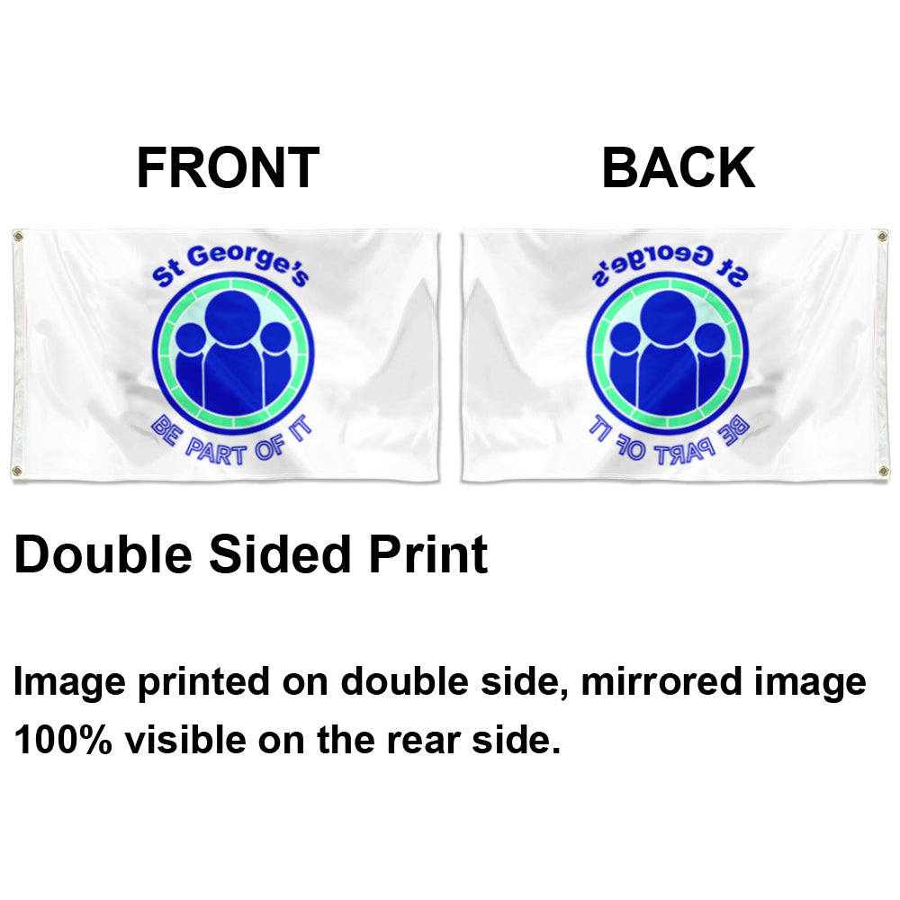 Fyon St Georges, Antigua & Barbuda Flag Indoor and outdoor banner