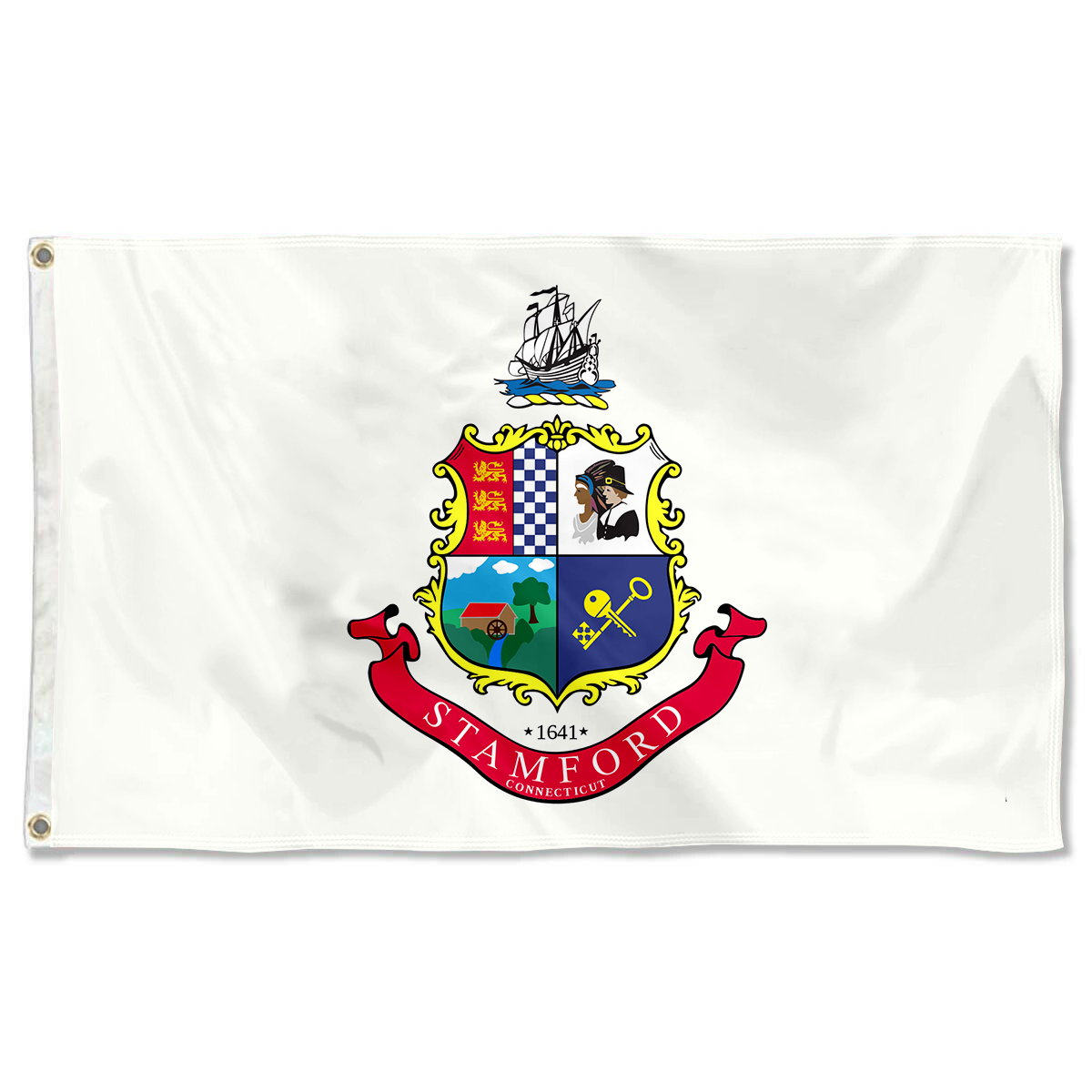 Fyon Stamford, Connecticut flag Banner