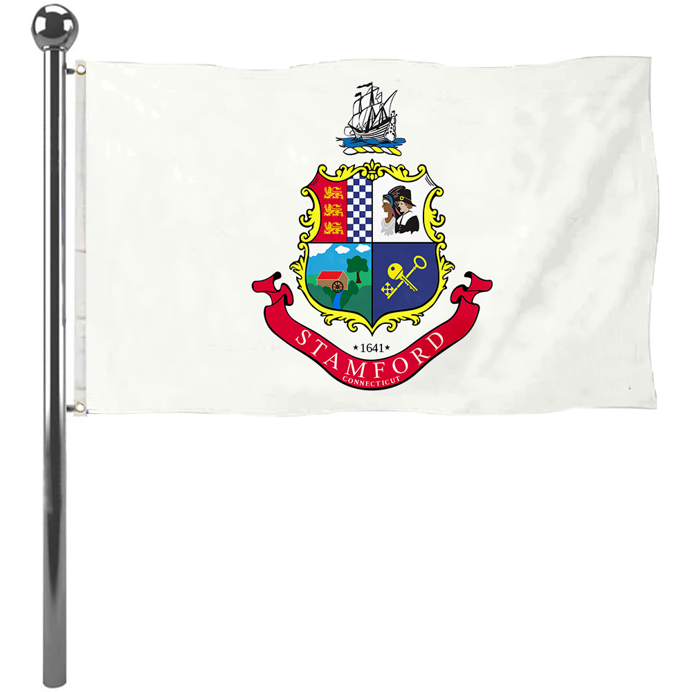 Fyon Stamford, Connecticut flag Banner