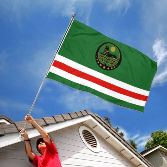 Fyon State of Chechen Republic of Ichkeria  Flag Banner