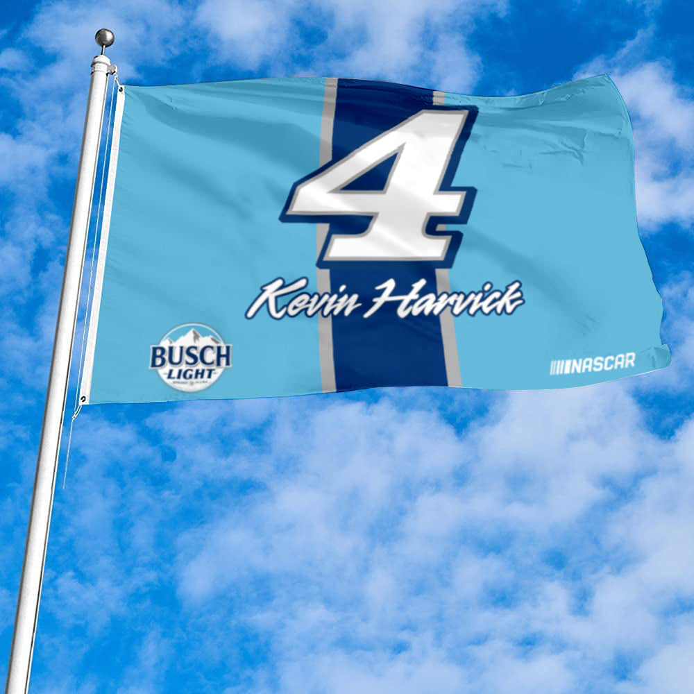 Fyon Stewarts Racing Kevin Harvick #4 Flag Banner