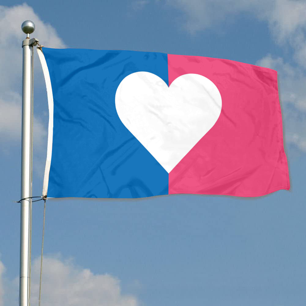 Fyon Straight Pride Flag Banner