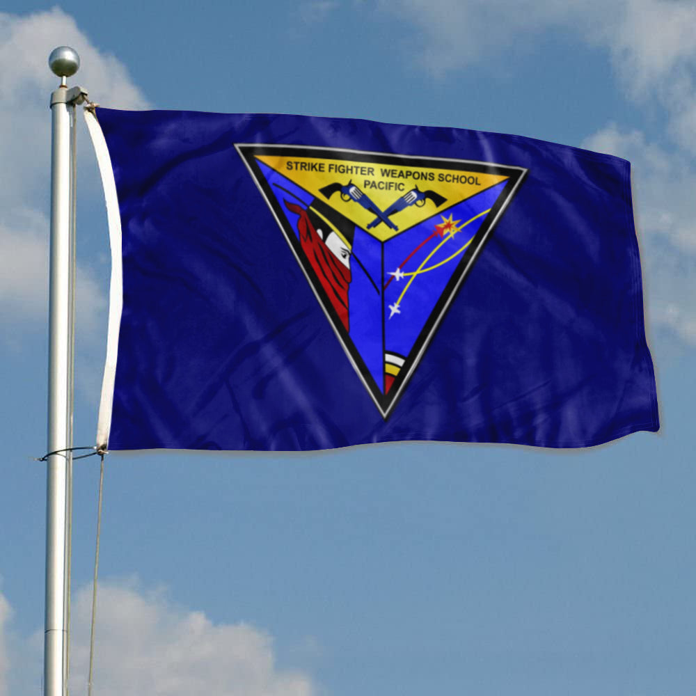 Fyon Strike Fighter Weapons School Pacific Flag Indoor and outdoor banner