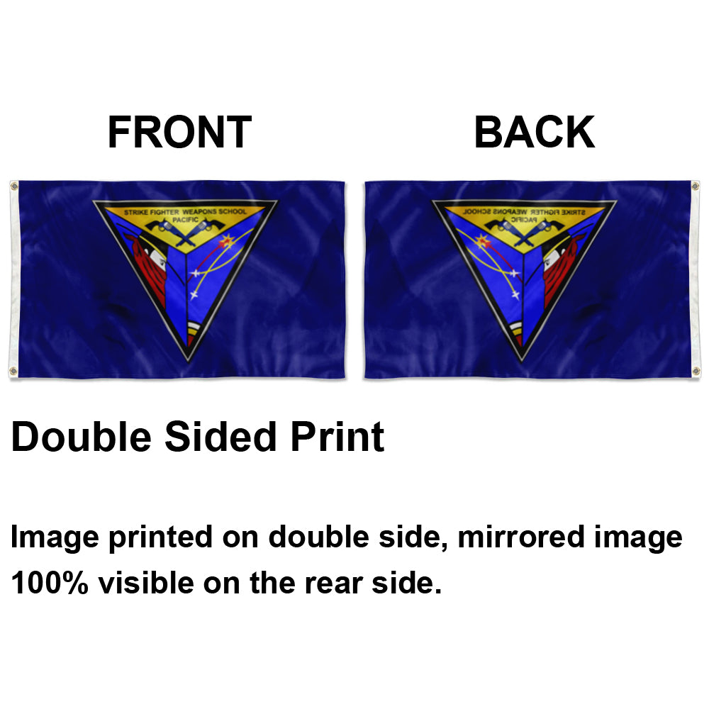 Fyon Strike Fighter Weapons School Pacific Flag Indoor and outdoor banner