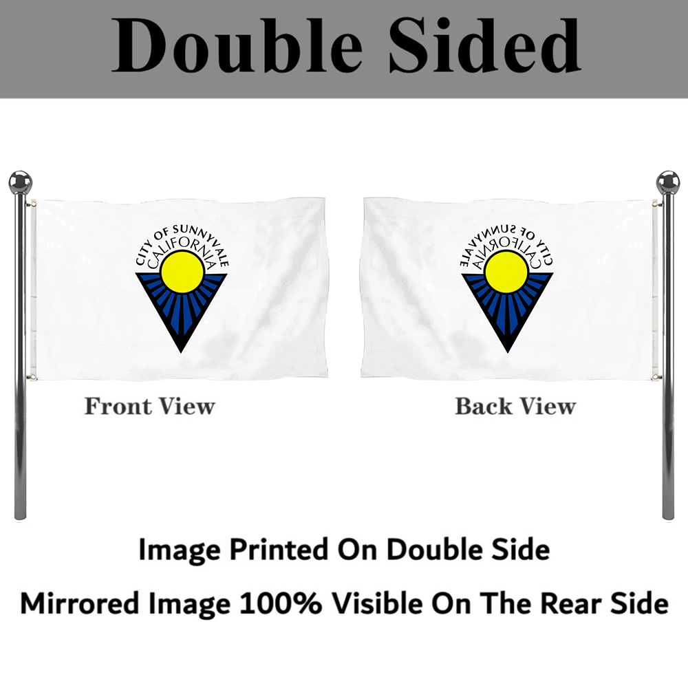 Fyon Sunnyvale, California Flag Banner