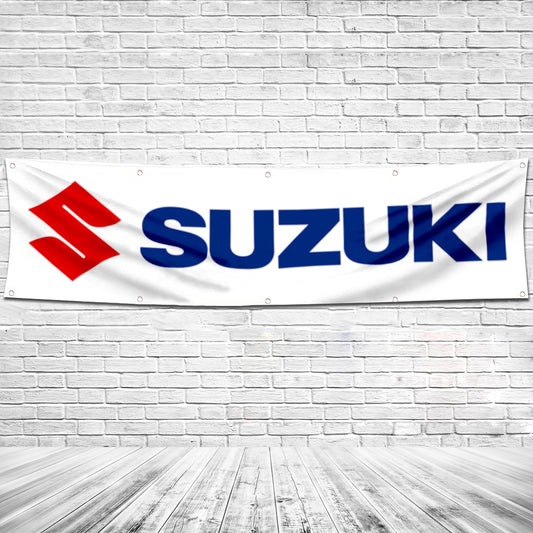 Fyon Suzuki Flag Indoor and Outdoor Banner 2x8ft
