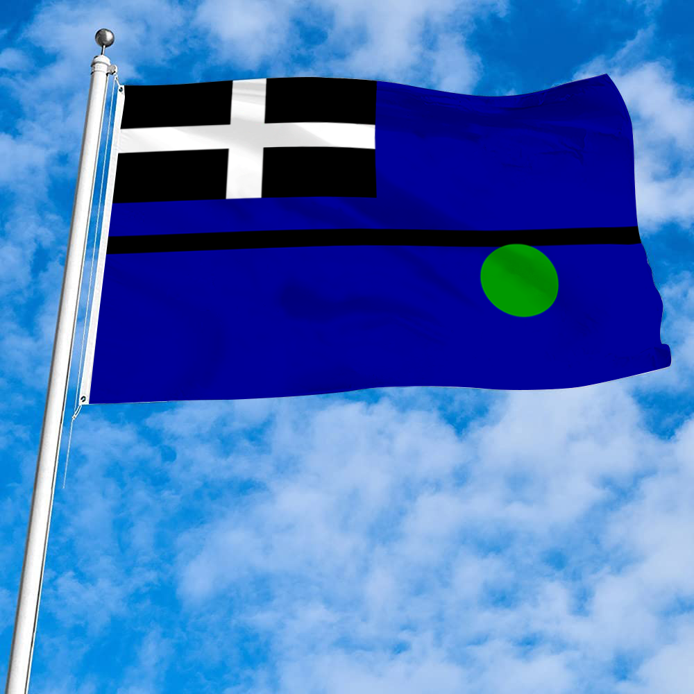 Fyon Tangier Island, Virginia flag banner