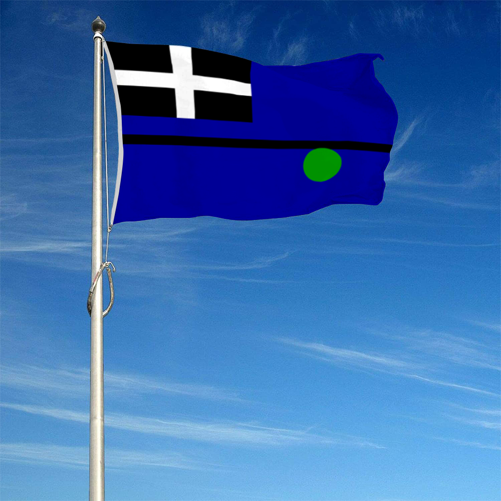 Fyon Tangier Island, Virginia flag banner