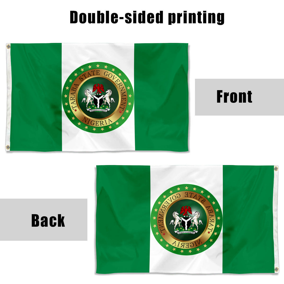 Fyon Taraba State, Nigeria flag Indoor and outdoor banner