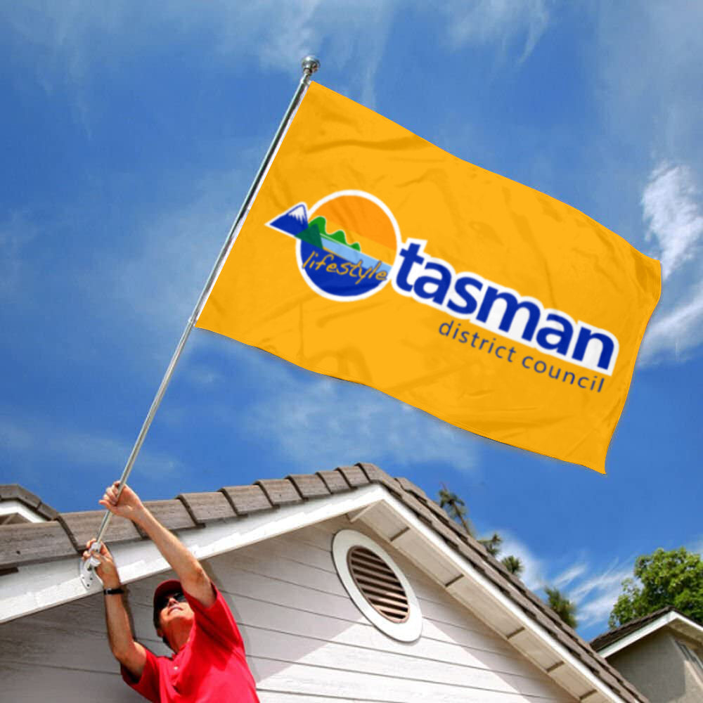 Fyon Tasman, New Zealand Flag Indoor and outdoor banner