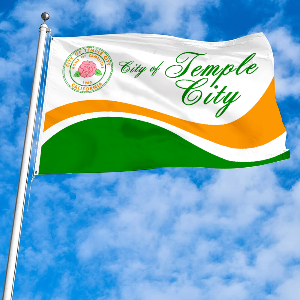 Fyon Temple City, California Flag Banner