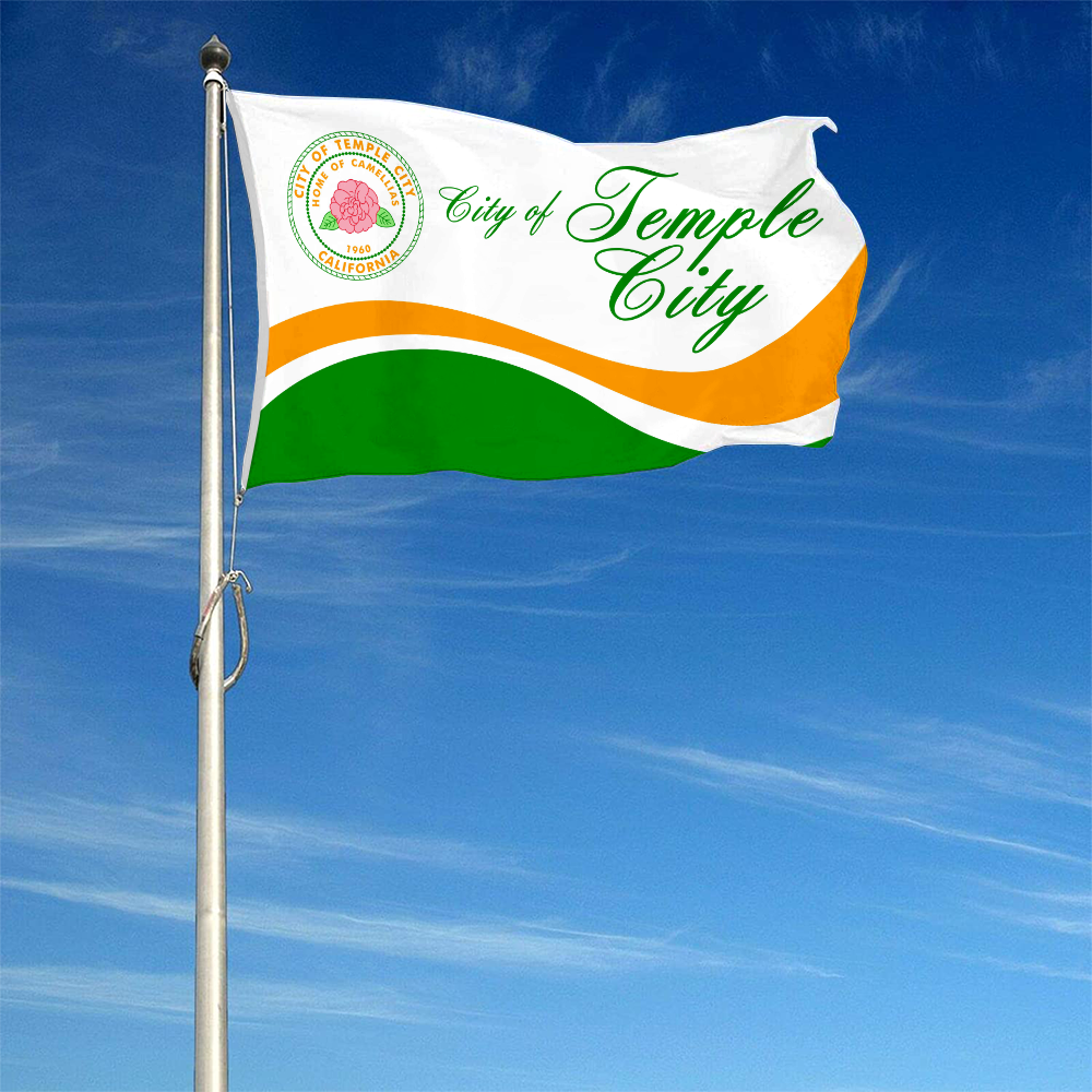 Fyon Temple City, California Flag Banner