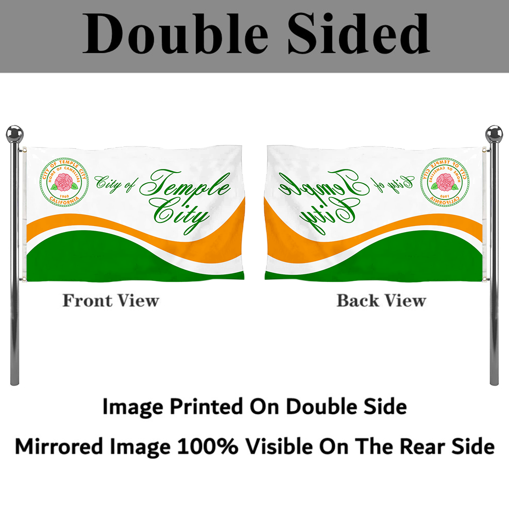 Fyon Temple City, California Flag Banner