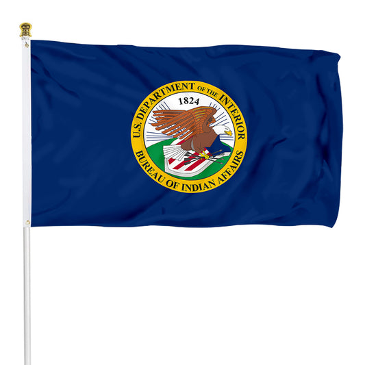 Fyon The Bureau of Indian Affairs Flag Indoor and Outdoor Banner