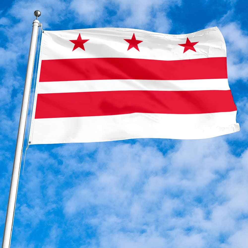 Fyon The District of Columbia flag Banner