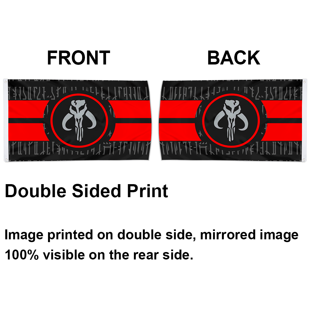 Fyon Star Wars Mandalorian Flag Indoor and outdoor banner 32813