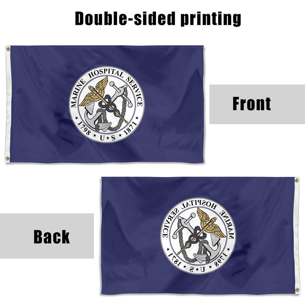 Fyon The Marine Hospital Service Flag Banner